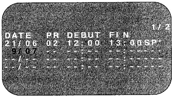 SHARP VC-MH71GM/M31GM/M51GM - PROGRAMMATION d'un enregistrement - 2