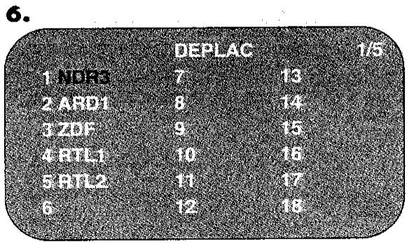 SHARP VC-MH71GM/M31GM/M51GM - CLASSEMENT DES CHÂINES PAR ORDRE DE PRÉFÉRENCE - 3