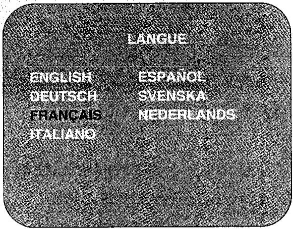 SHARP VC-MH71GM/M31GM/M51GM - CHANGEMENT DE LA LANGUAGE D'AFFICHAGE DES INFORMATIONS - 1