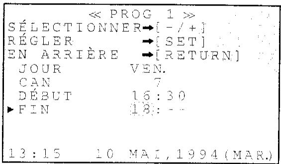 SHARP VT-3700S - Enregistrement par programmeur (suite) - 2