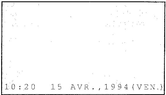 SHARP VT-3700S - Réglage de l'horologie (suite) - 3