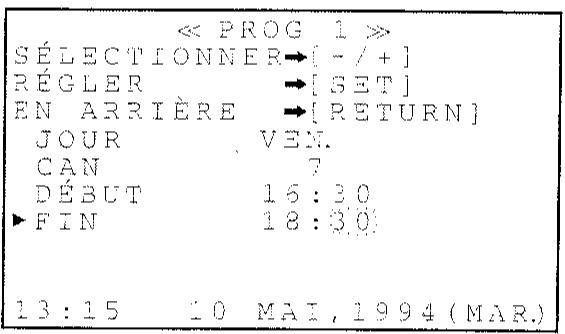 SHARP VT-3700S - Enregistrement par programmeur (suite) - 3