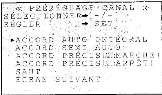 SHARP VT-3700S - Preselection des CANAUX - 1