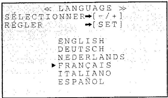 SHARP VT-3700S - Affichage sur ecran en 6 langues - 1