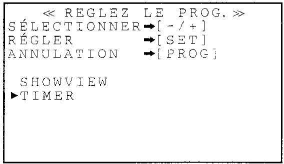 SHARP VT-5400S - PROGRAMMATION DE LA MINUTERIE SANS SHOWVIEW - 2