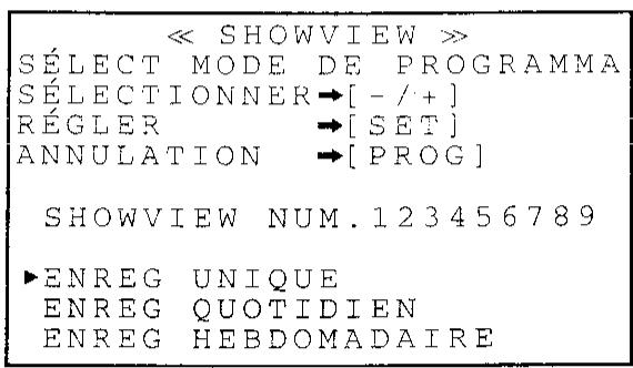 SHARP VT-5400S - SYSTEME DE PROGRAMMATION SHOWVIEW - 3