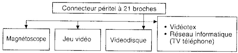 SHARP VT-5400S - Type de branchement avec connexion péritel à 21 broches - 1