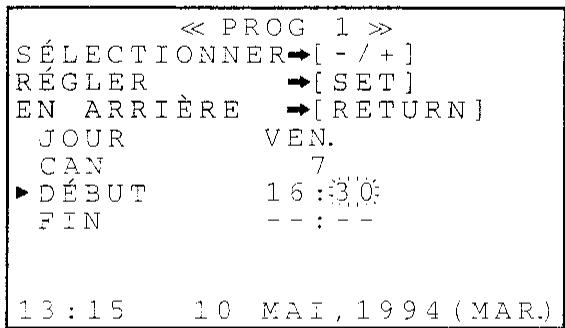 SHARP VT-5400S - Enregistrement par programmeur (Suite) - 2