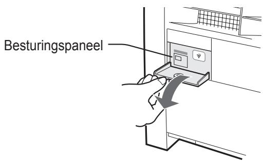 SHARP A40E - Bevestig de behuizing van het besturingspaneel. - 1