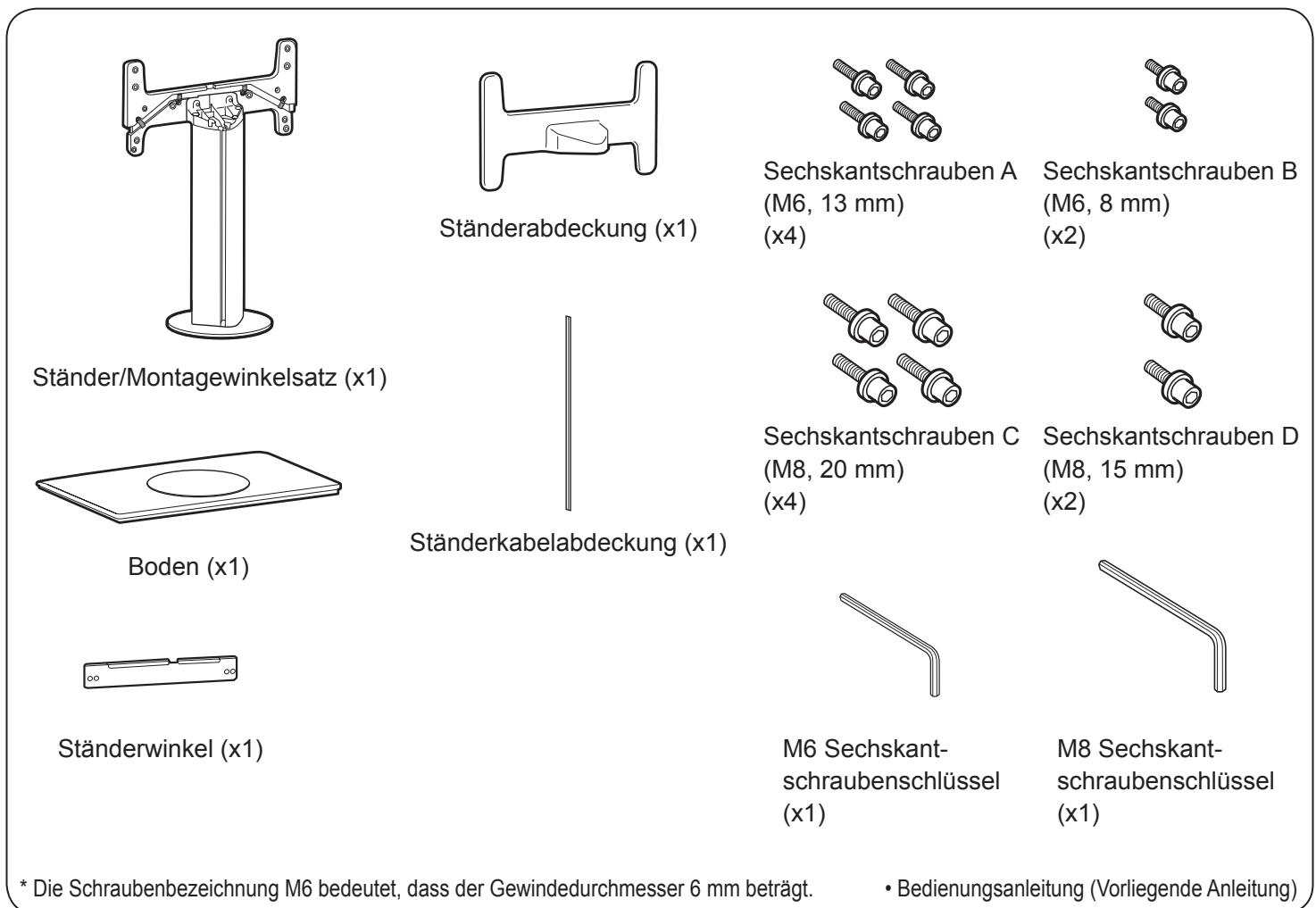 SHARP AN-52ST1 - Demontieren Sie den Tischständer nicht undnehmen Sie keine Änderungen davon vor. - 2