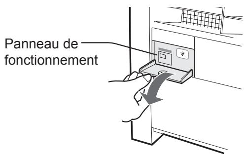 SHARP IG-A20E - Fixer le couvercle du panneau de fonctionnement. - 1