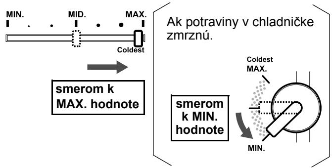 SHARP SJ-260S - ■ Pri teplote menej ako približne 10°C - 1