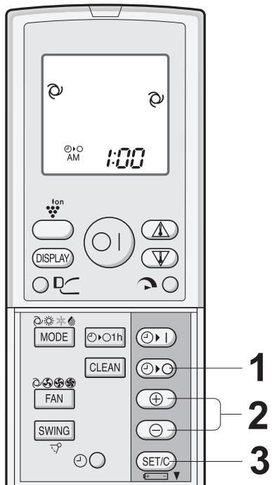 SHARP AY-XP12GHR - DEACTIVACION DEL TEMPORIZADOR - 1