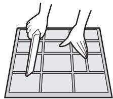 SHARP AY-XP12GHR - Nettoyage des filtres - 2
