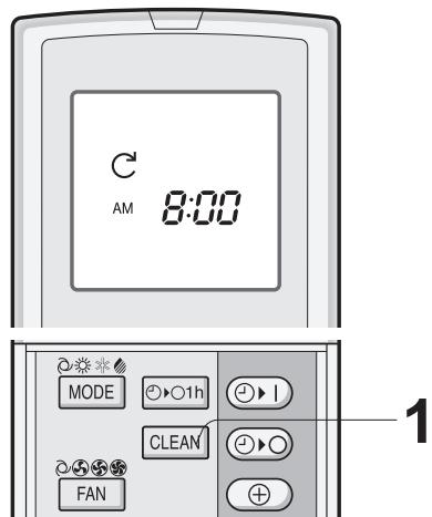 SHARP AY-XP12GHR - OPERAZIONE DI AUTO PULIZIA - 1