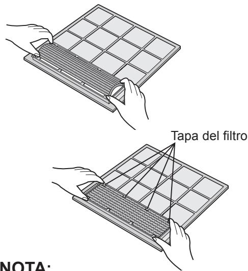 SHARP AY-XP12GHR - LIMPIEZA DEL FILTRO DESODORANTE - 1