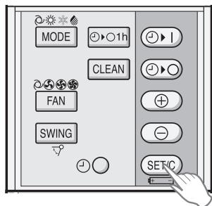 SHARP AY-XP12GHR - PER CANCELLARE LA MODALITA TIMER - 1