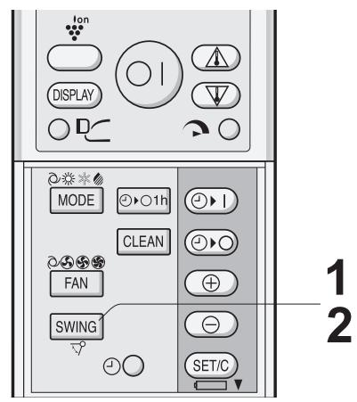 SHARP AY-XP12GHR - VERTICAL AIR FLOW DIRECTION - 1