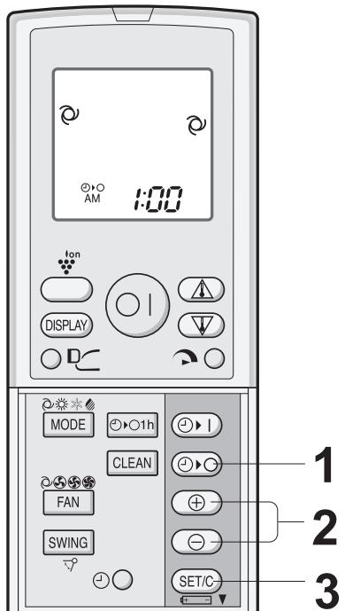 SHARP AY-XP12GHR - TIMER OFF - 1