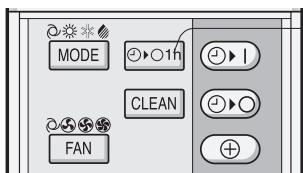 SHARP AY-XP12GHR - FUNCIÑAMIENTO CON EL TEMPORIZADOR DE UNA HORA - 2