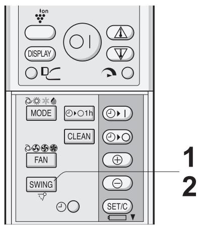 SHARP AY-XP12GHR - CORRIENTE DE AIRE VERTICAL - 1