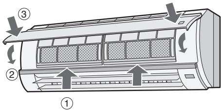 SHARP AY-XP12GHR - LIMPIEZA DE LOS FILTROS - 3