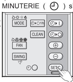 SHARP AY-XP12GHR - Pour annuler le mode minuterie - 1