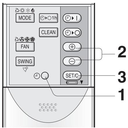SHARP AY-XP9GHR - YCTAHOBKA TEKUYI ETO BPEMEHNI - 1