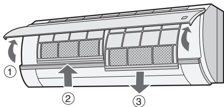 SHARP AY-XP9GHR - ЧИСТКА ФИЛБТРОВ - 1