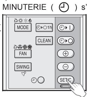 SHARP AY-XP9GHR - Pour annuler le mode minuterie - 1