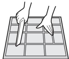SHARP AY-XP9GHR - Nettoyage des filtres - 2