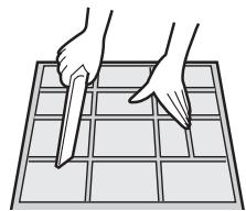 SHARP AY-XP9GHR - LIMPIEZA DE LOS FILTROS - 2