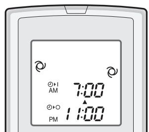 SHARP AY-XP9GHR - Utilisation combinees des minuteries marche/arret - 1