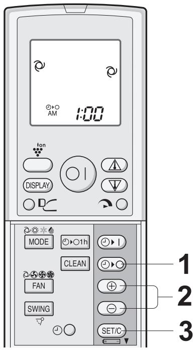 SHARP AY-XP9GHR - DISATTIVAZIONE TIMER - 1
