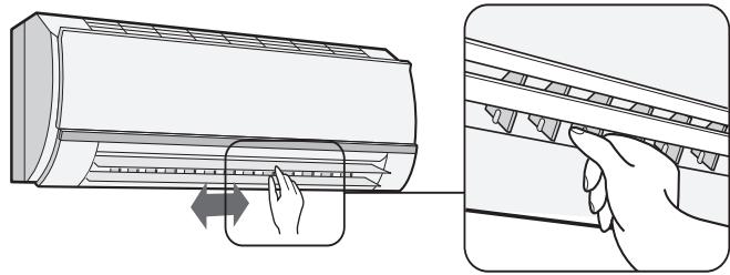 SHARP AY-XP9GHR - ГОПИЗОТАЛБНЕ HANРавЛЕне ПOTOKA BO3ДУХА - 1