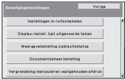 SHARP MX-FR12U - Systeeminstellingen voor beveiliging - 2