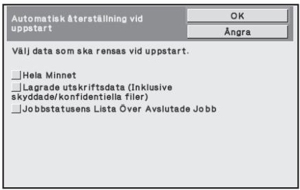 SHARP MX-FR12U - ■ Automatisk återställning vid uppstart - 1