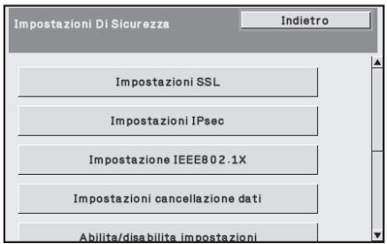 SHARP MX-FR12U - Impostazioni di sistema per la protezione - 1