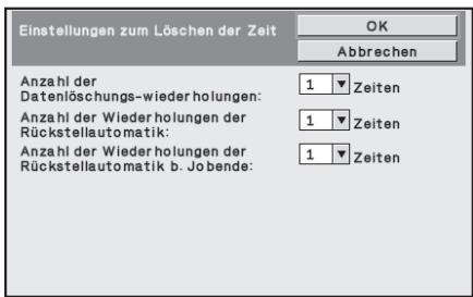 SHARP MX-FR12U - ■ Einstellungen zum Löschen der Zeit - 1