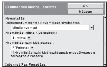 SHARP MX-FR12U - ■ A Másolat/Nyomtatás üzemmódokhoz tartozó beállítások - 2
