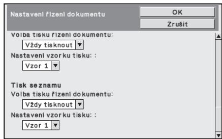 SHARP MX-FR12U - ■ Nastavení související s režimy Příjem Internet. Faxu/Příjem faxu/Tisk seznamu - 2
