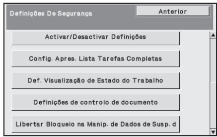 SHARP MX-FR12U - Definições de segurança do sistema - 2