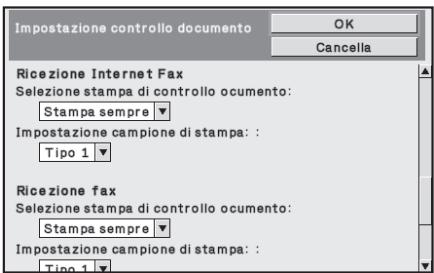 SHARP MX-FR12U - ■ Impostazioni relative ai modi Ricezione Internet Fax/Ricezione fax/Stampa lista - 1