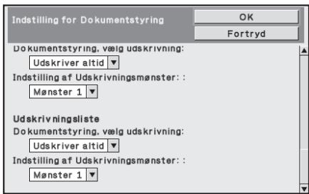 SHARP MX-FR12U - ■ Indstillinger angående funktioner for Modtag Internet Fax/Modtag fax/Udskrivningsliste - 2