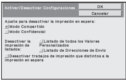 SHARP MX-FR12U - ■ Ajuste para desactivar la impresión en espera - 1