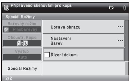 SHARP MX-FR12U - ■ Používání řízení dokumentů v režimu kopírování - 1