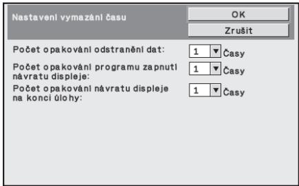 SHARP MX-FR12U - ■ Nastavení vymazání času - 1