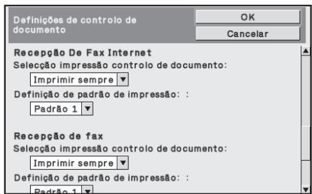 SHARP MX-FR12U - ■ Definições relacionadas com os modos Recepção De Fax Internet/Recepção de fax/Impressão de lista - 1