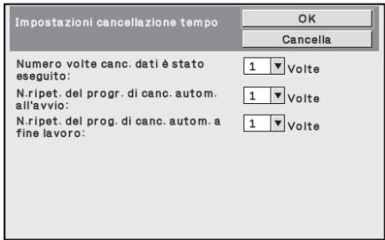 SHARP MX-FR12U - ■ Impostazioni cancellazione tempo - 1