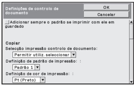 SHARP MX-FR12U - ■ Definições relacionadas com Copiar/Imprimir - 1